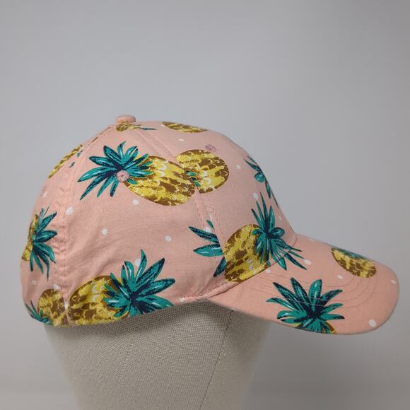 Cruise Club Strapback Baseball Cap Multicolor OS Adjustable Pineapple Print - Picture 4 of 8